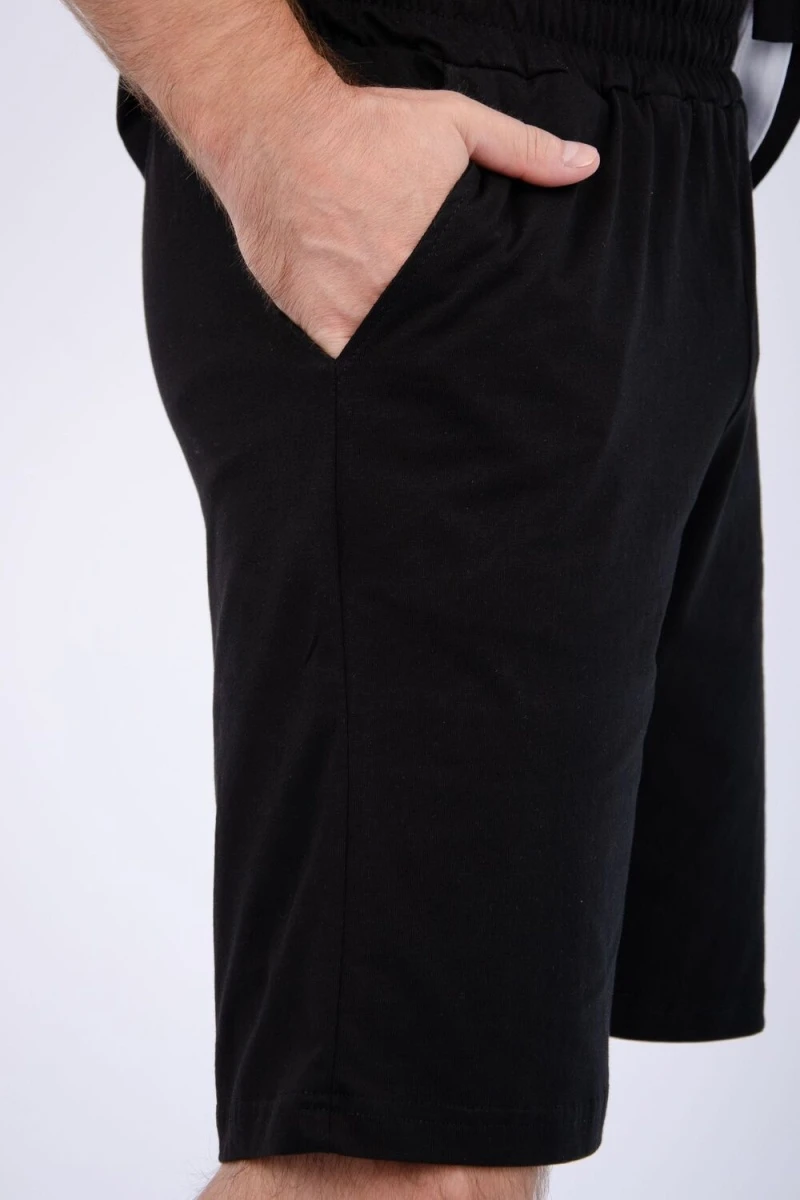 Костюм с шортами Бриони (черный)