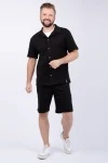 Костюм с шортами Бриони (черный)