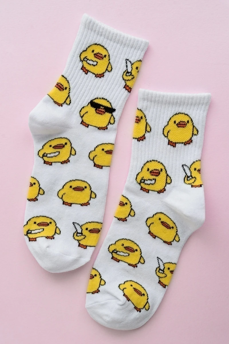 Носки стандарт Утки (белый)