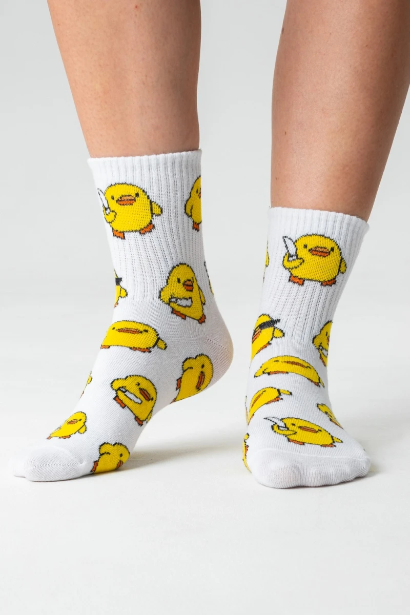 Носки стандарт Утки (белый)