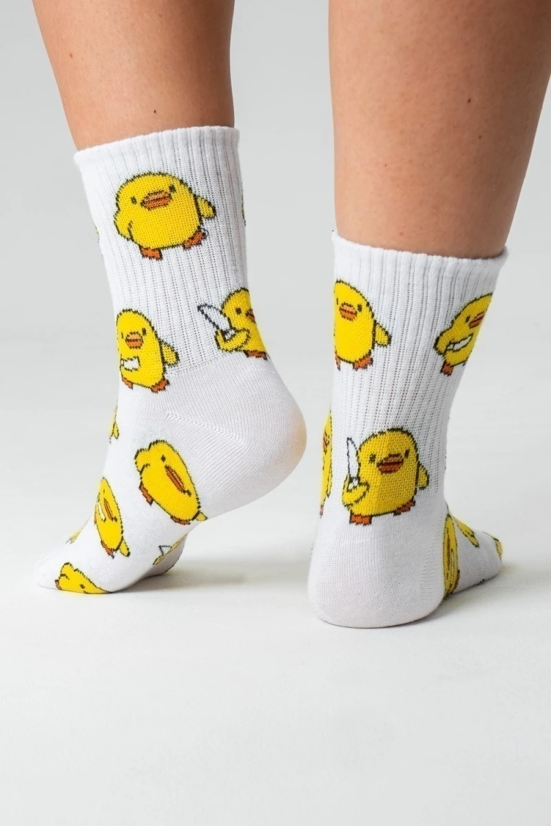 Носки стандарт Утки (белый)
