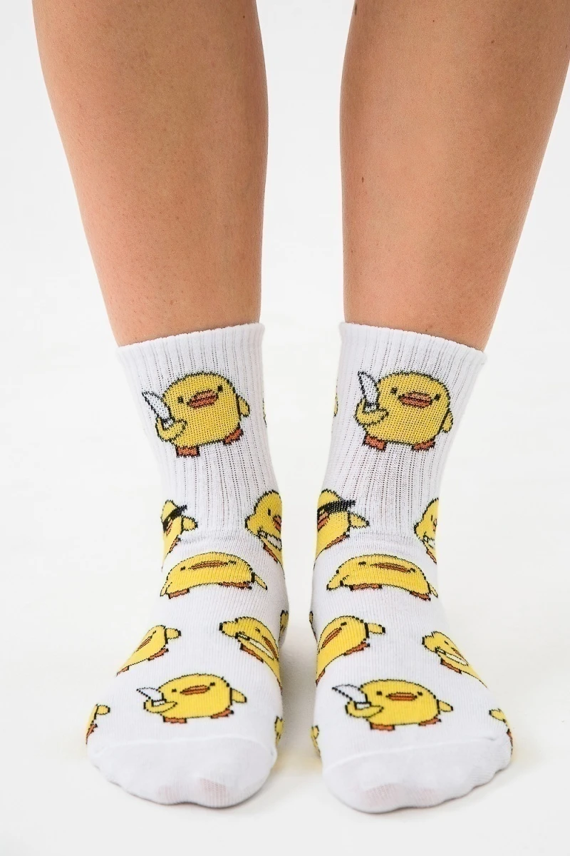 Носки стандарт Утки (белый)