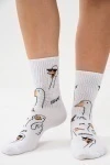 Носки стандарт Обнимусь (набор 2 пары) (белый)
