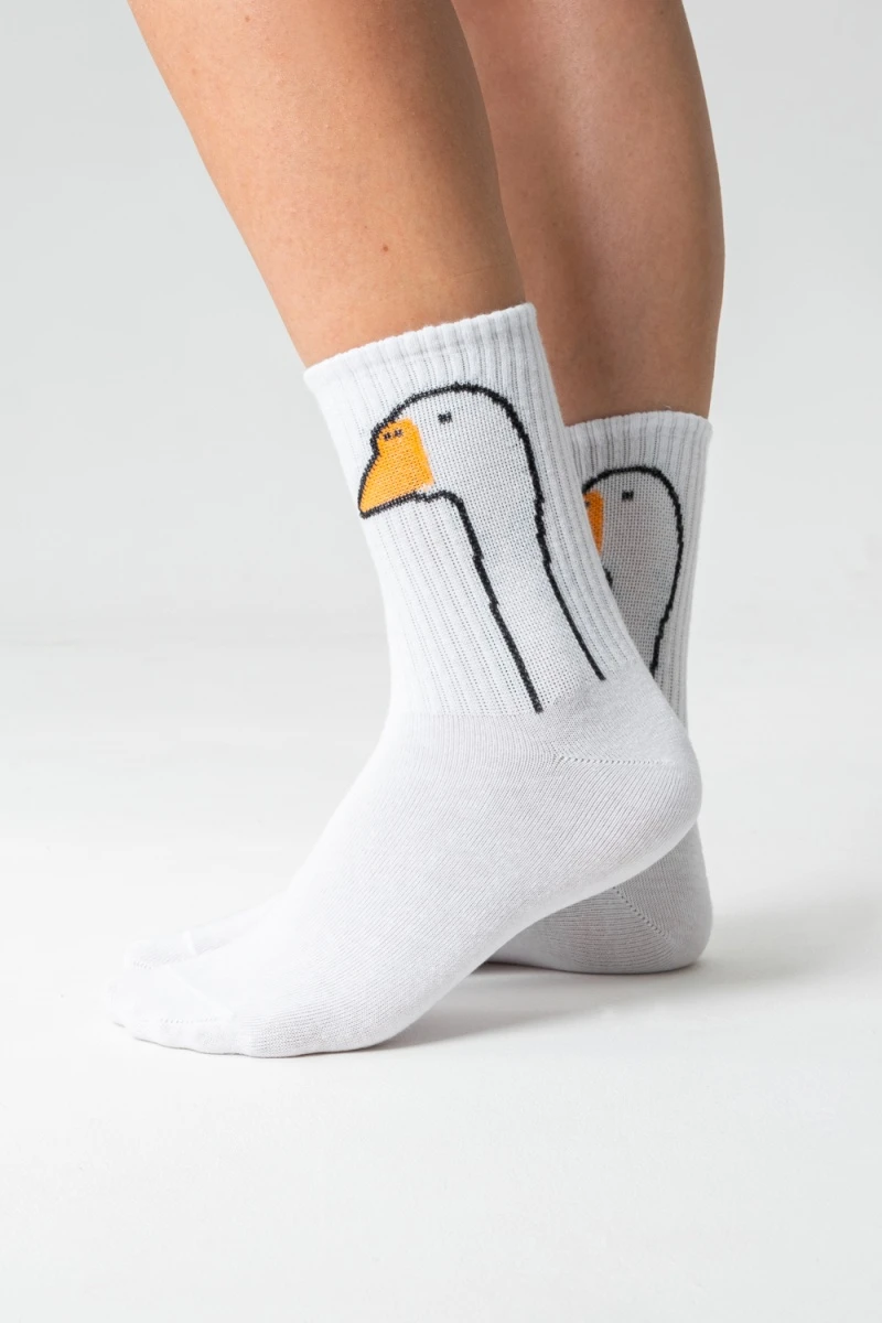 Носки стандарт ГусьОк (набор 2 пары) (белый)