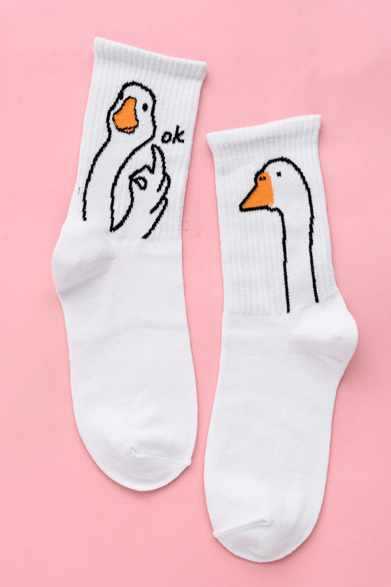 Носки стандарт ГусьОк (набор 2 пары) (белый)