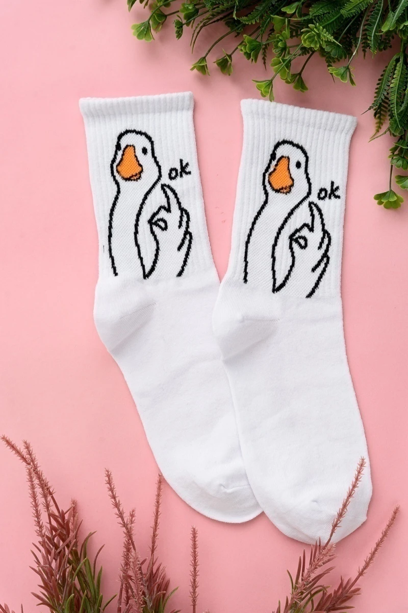 Носки стандарт ГусьОк (набор 2 пары) (белый)