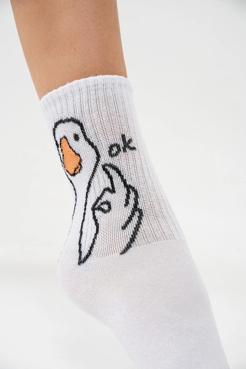 Носки стандарт ГусьОк (набор 2 пары) (белый)