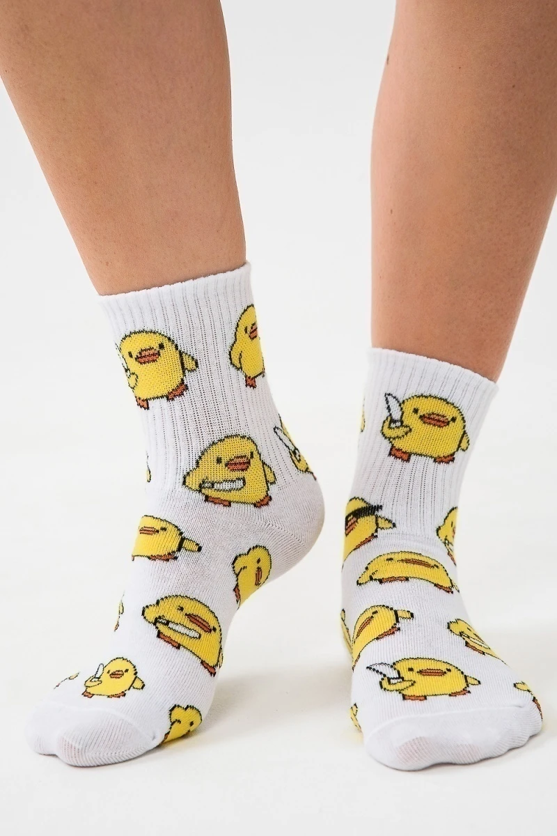 Носки стандарт Утки (набор 2 пары) (белый)