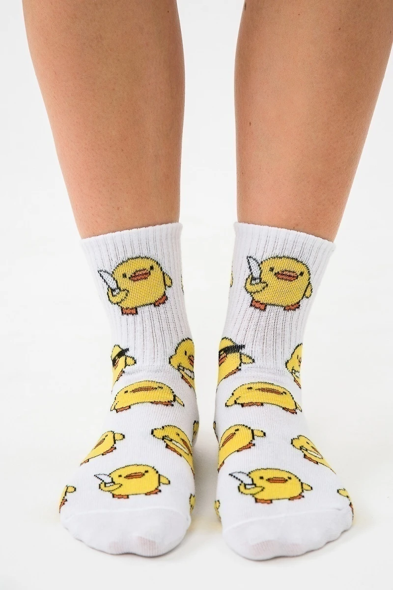 Носки стандарт Утки (набор 2 пары) (белый)