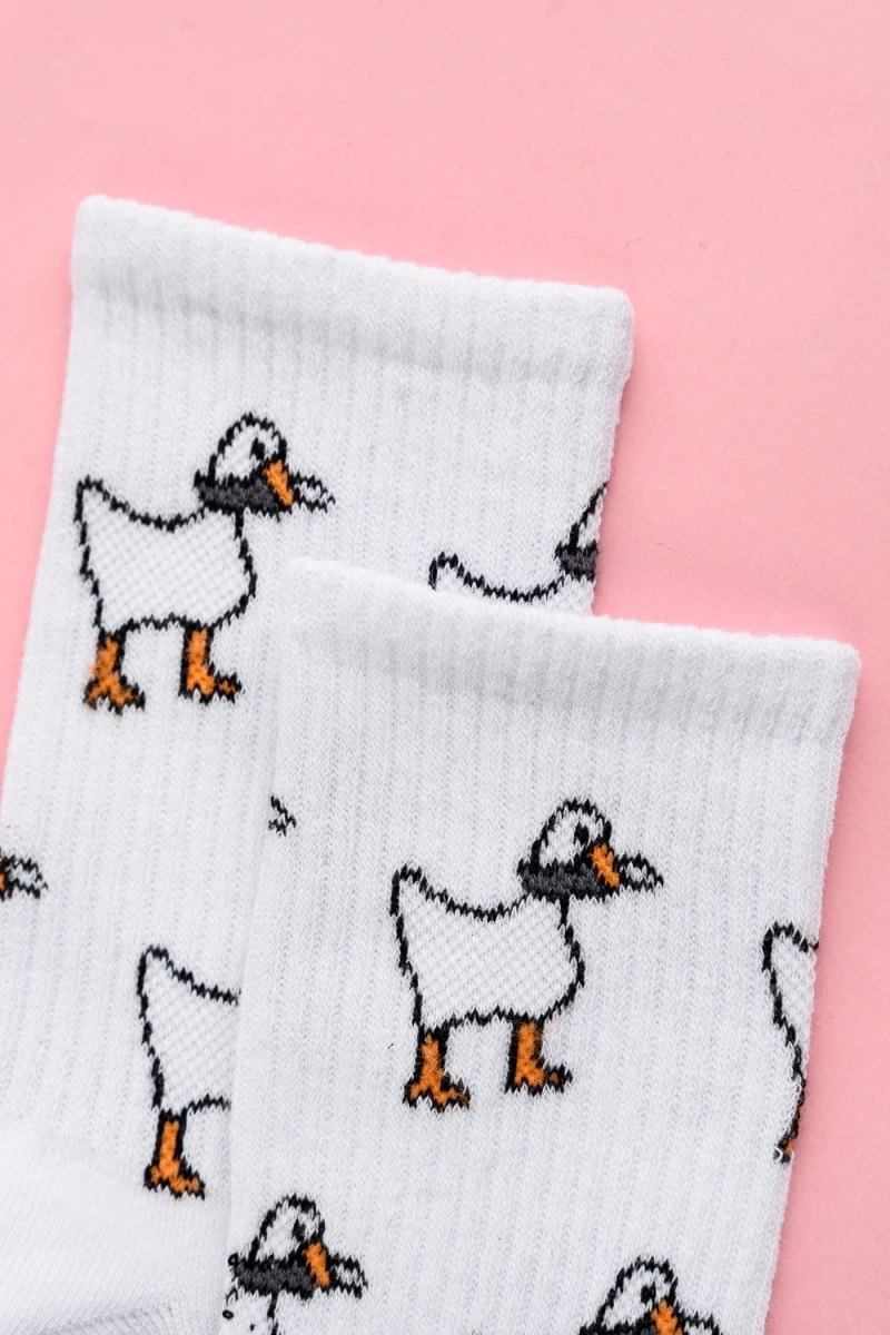 Носки стандарт Гуси (набор 2 пары) (белый)