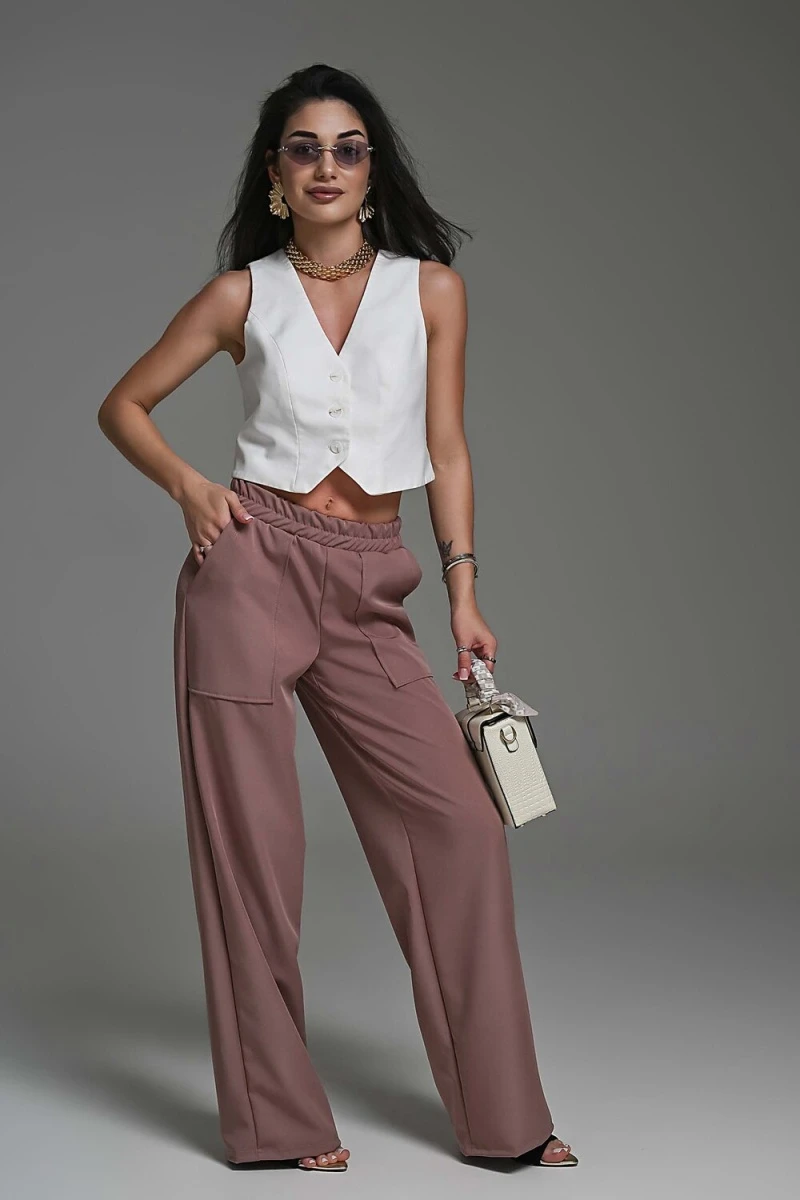 Брюки летние (розовый)