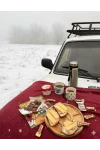 Плед Флисовый красный 100% полиэстер, плотность 130 г/м2 (в ассортименте)