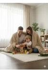Плед Велсофт, плотность 220 г/м2, Pehmea Satu бежевый (в ассортименте)