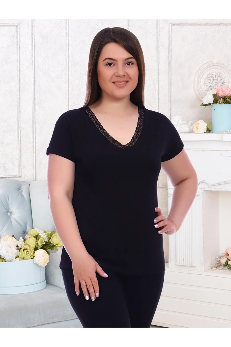 Футболка Милена (черный)