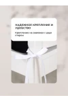 Подушка на стул квадратная с завязками 40х40 2 шт GB40-2, габардин, холлофайбер, Bio-Line (черный)