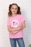 Футболка Мерцание (ярко-розовый)