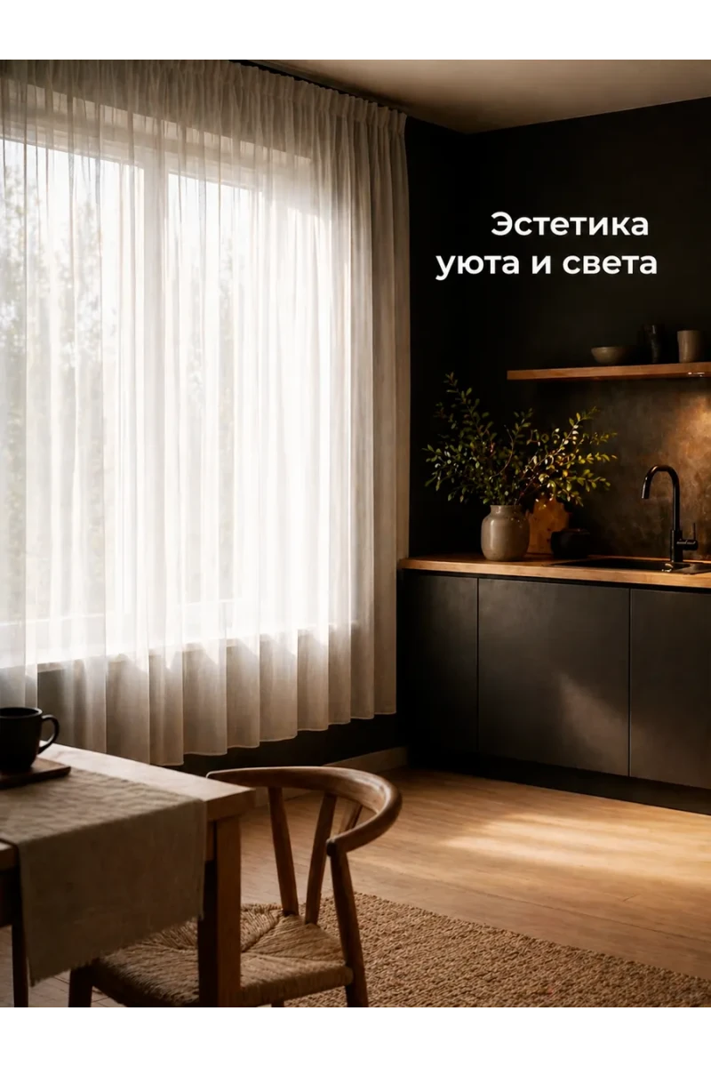 Тюль вуаль Bio-Line TBL300 300 см (белый)