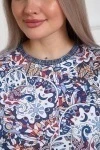 Костюм с брюками Линда (джинс/мультиколор)