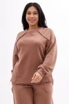 Костюм с брюками 340 (кофейный)