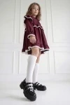 Детские гольфы Люкс (набор 2 пары) (белый, синий)