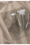 Футболка Нарядная Silver Bloom арт. 3092 (бежевый)