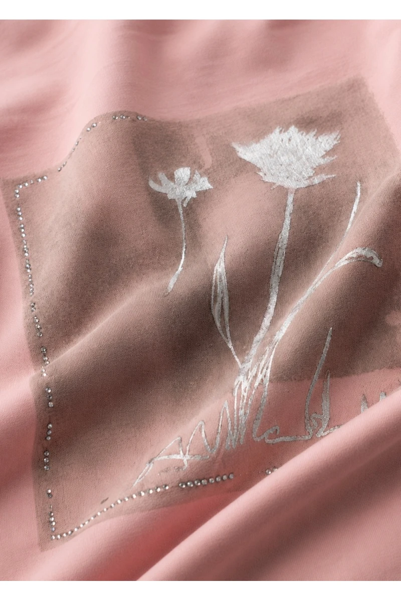 Футболка Нарядная Silver Bloom арт. 3092 (розовый)