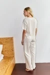 Пижама с брюками Звезды (золотистый)