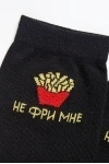 Детские носки стандарт Реплика (набор 3 пары) (черный, желтый, белый)