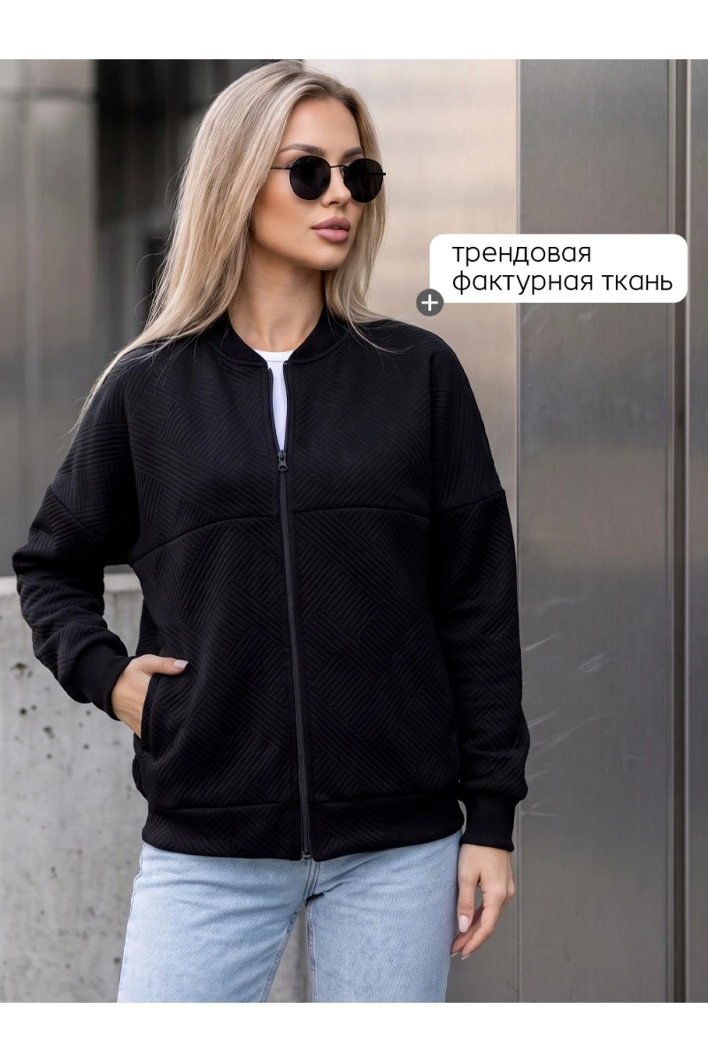 Бомбер 20693 (черный)