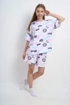 Пижама с шортами 848637 (разноцветные)