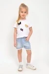 Шорты джинсовые для девочки 843351 (голубой)