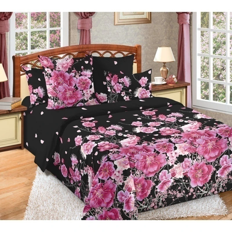 Постельное белье "ТД" 120г/м бязь "Восточный ветер" р. Евро 2 арт. 20111/1 ч.