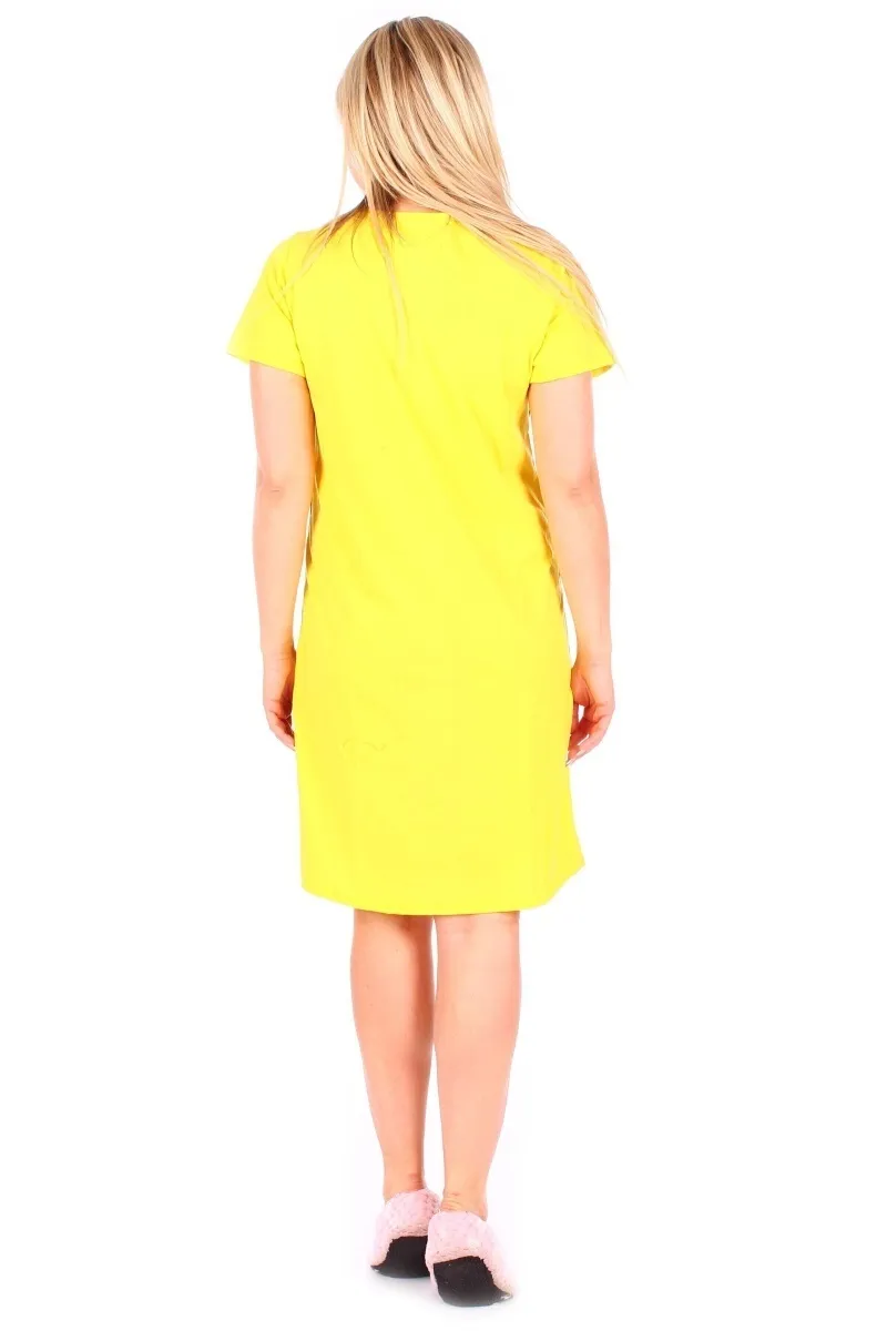 Платье в спортивном стиле - Unique - 404 - желтый