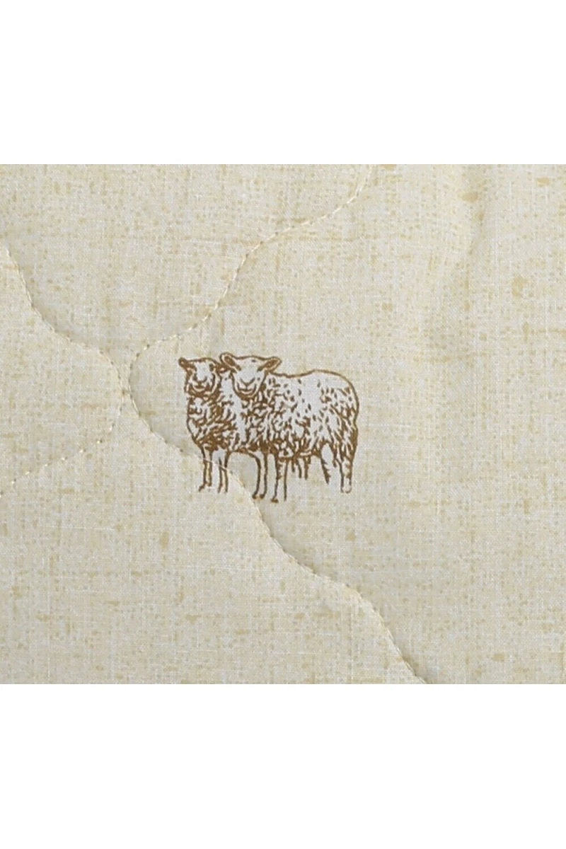 (П) Одеяло Овечья шерсть "Оригинал" ИвШвейСтандарт всесезонное (300г/м2)