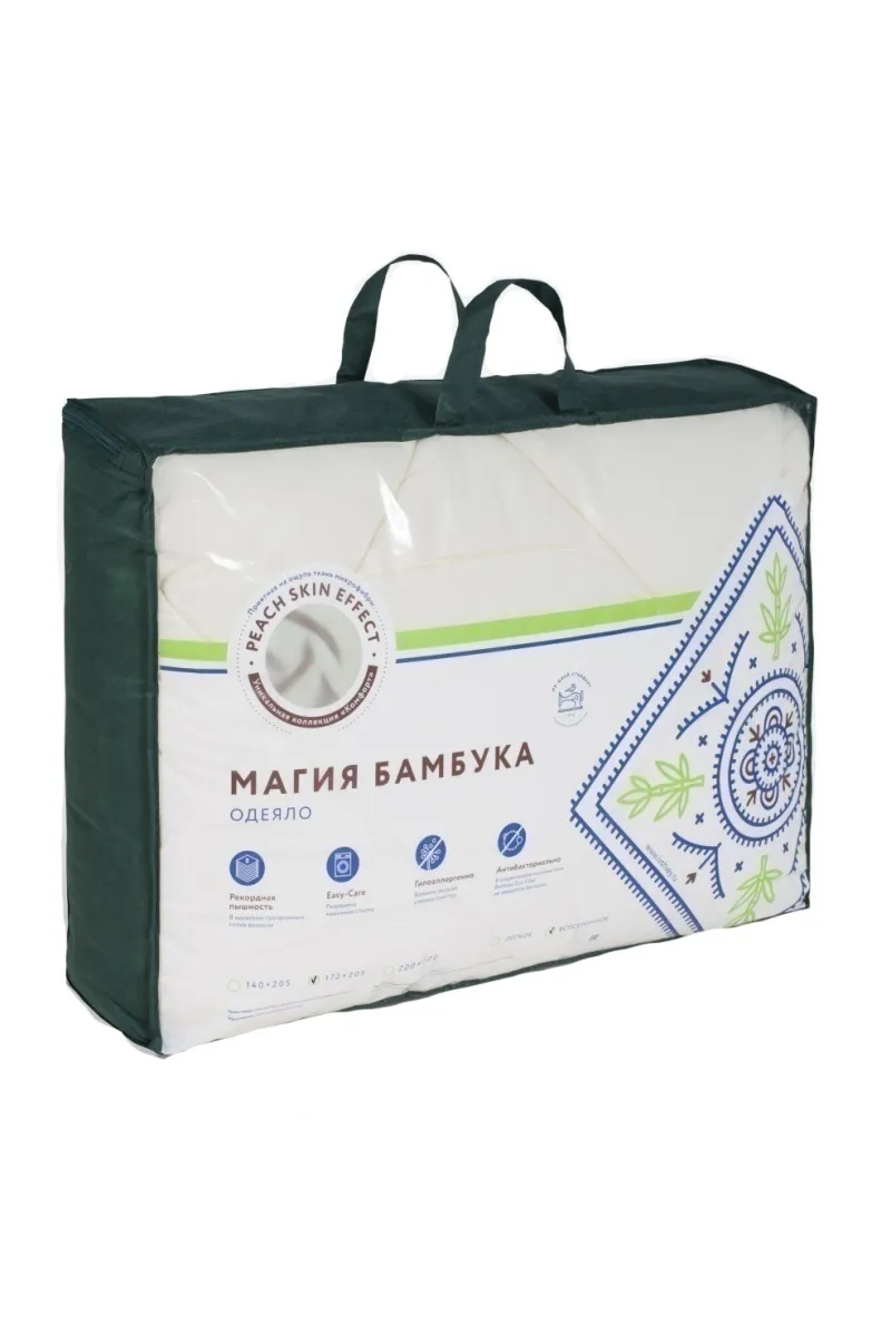 (П) Одеяло Магия бамбука "Комфорт" ИвШвейСтандарт всесезонное (300г/м2)