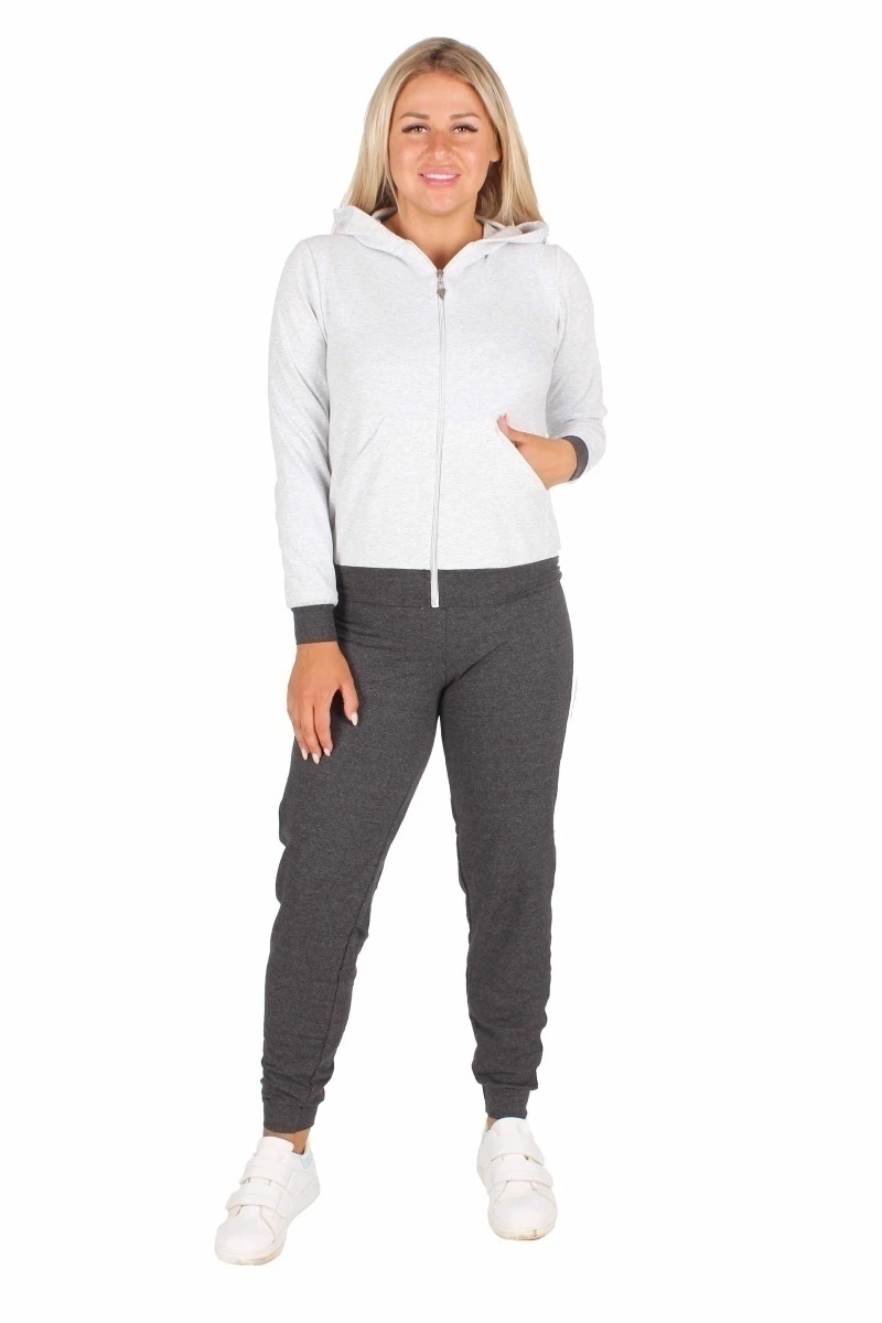Спортивный костюм 277 серый+ т.серый