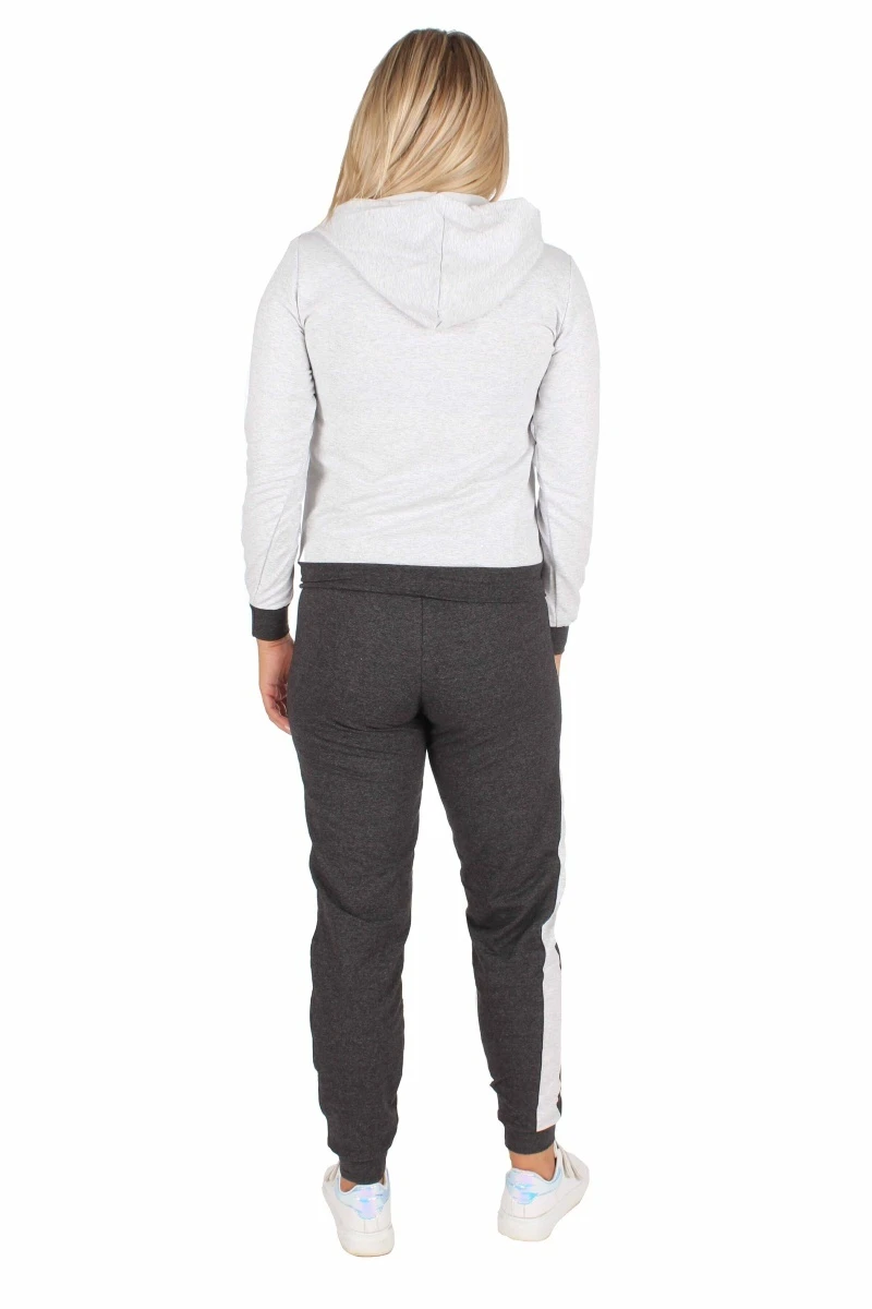 Спортивный костюм 277 серый+ т.серый