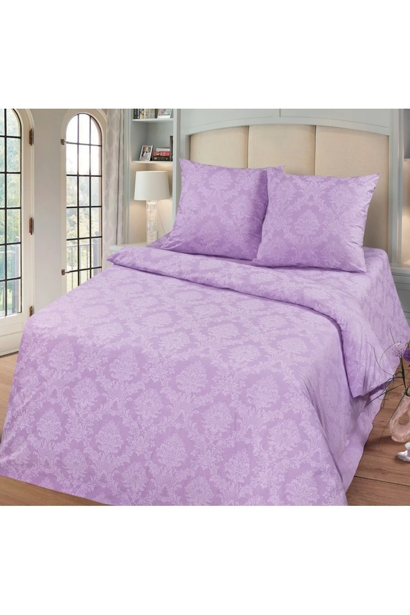 Пододеяльник "МИЛАН" поплин "Аметист" сиреневый арт. 10333/6