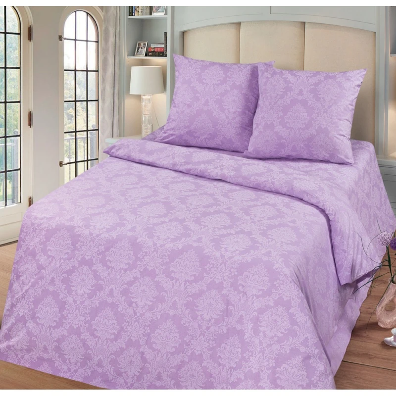 КПБ 4 "МИЛАН" поплин "Аметист" сиреневый р. 2.0 сп. Евро арт. 10333/6