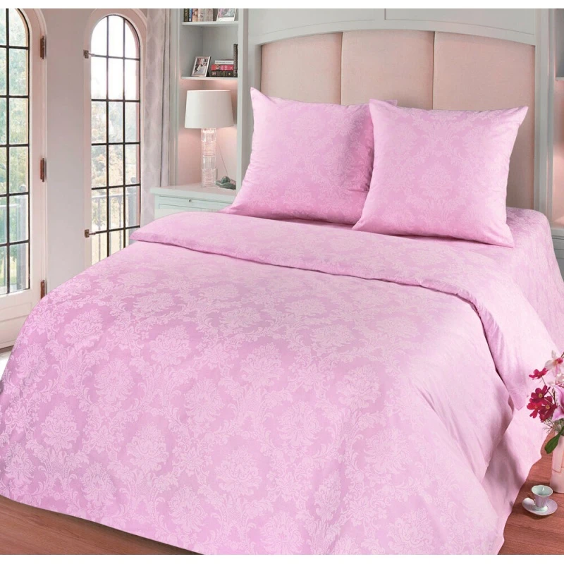 КПБ "МИЛАН" поплин "Агат" розовый р. 2.0 сп.Евро арт. 10333/3